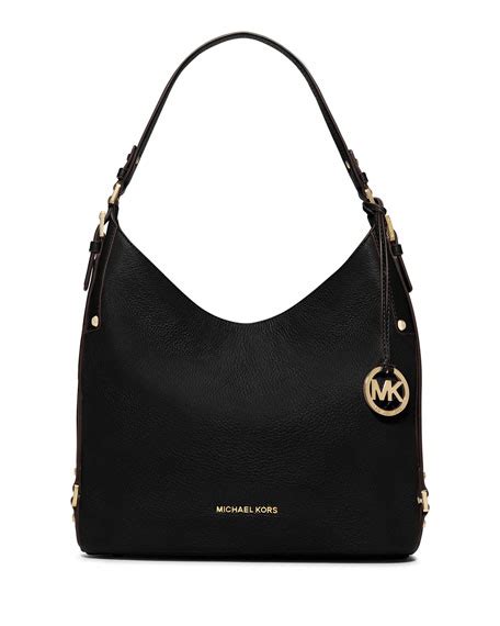 michael kors black bedford belted shoulder bag|Michael Kors bedford bag medium.